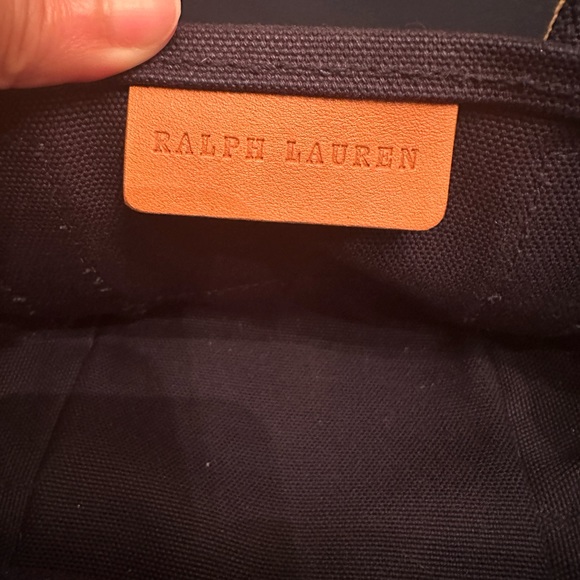 Ralph Lauren Mini Handbag in Yellow & Navy - Picture 8 of 9